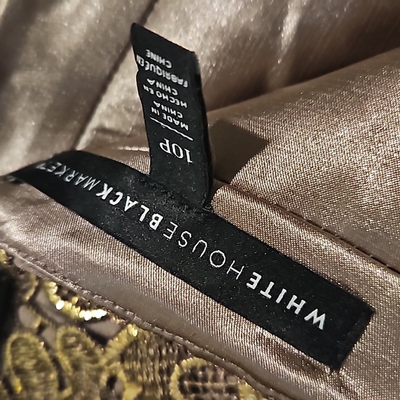 Gold lace skirt - Picture 4 of 4